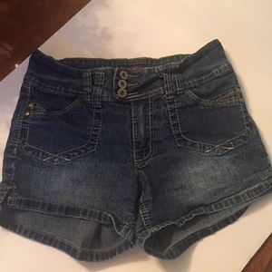 Angels Mini Stretch Denim Shorts Size 6